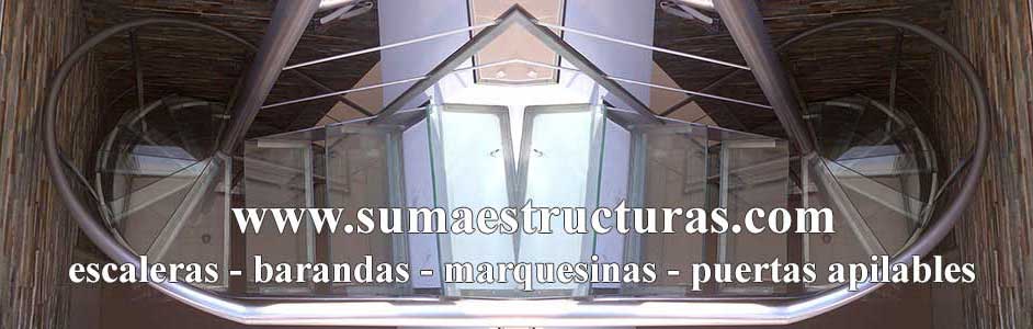 Fabrica de escaleras - barandas - marquesinas - puertas apilables